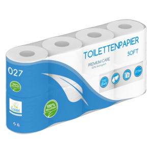 Toilettenpapier 3 lagig 100% SOFT 250 Blatt - 2112 Rollen - PALETTE