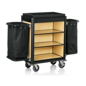 Zimmerservicewagen mit zwei Wäschesäcken